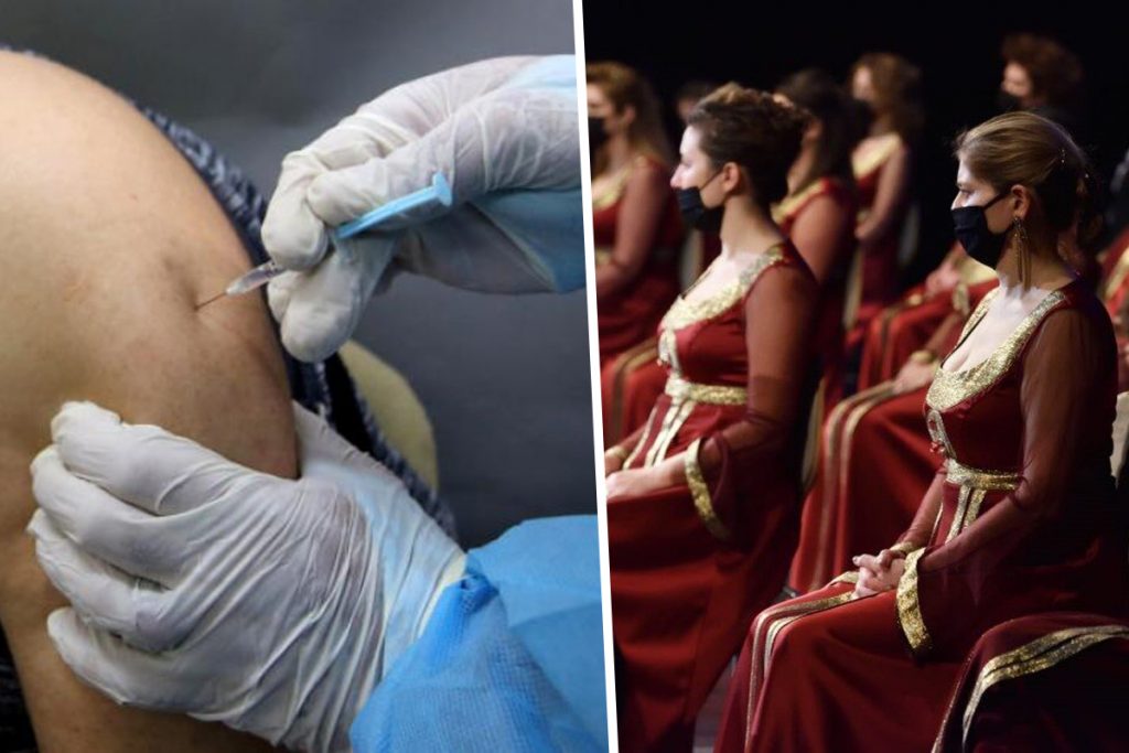 Primul avantaj pentru românii vaccinați? Ar urma să nu poarte mască la spectacolele-pilot