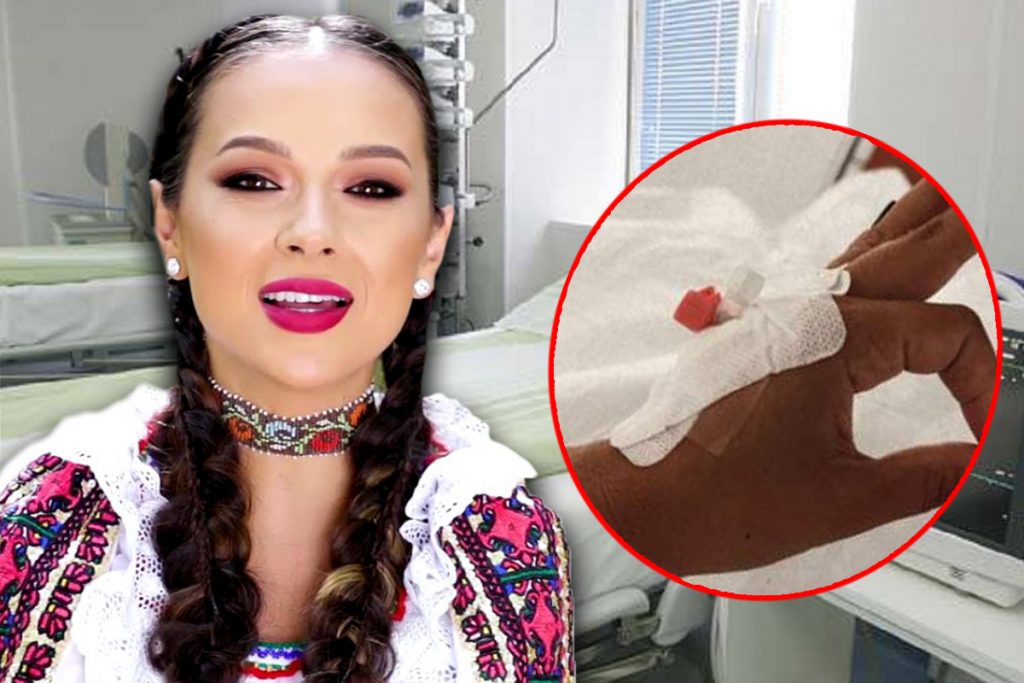 Vlăduța Lupău a ajuns la spital, cu branula la mână. ”Cam atât pe ziua de azi”
