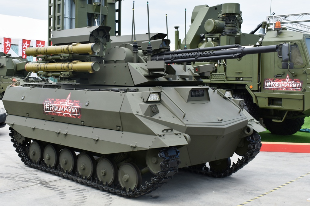 Uran-9, unul dintre robotii de razboi ai Rusiei