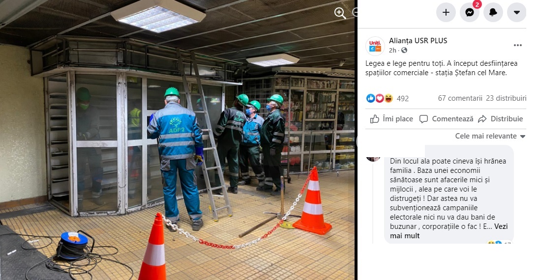 Surpriza pentru bucurestenii care au mers cu metroul miercuri dimineata. Ce s-a intamplat la statia Stefan cel Mare