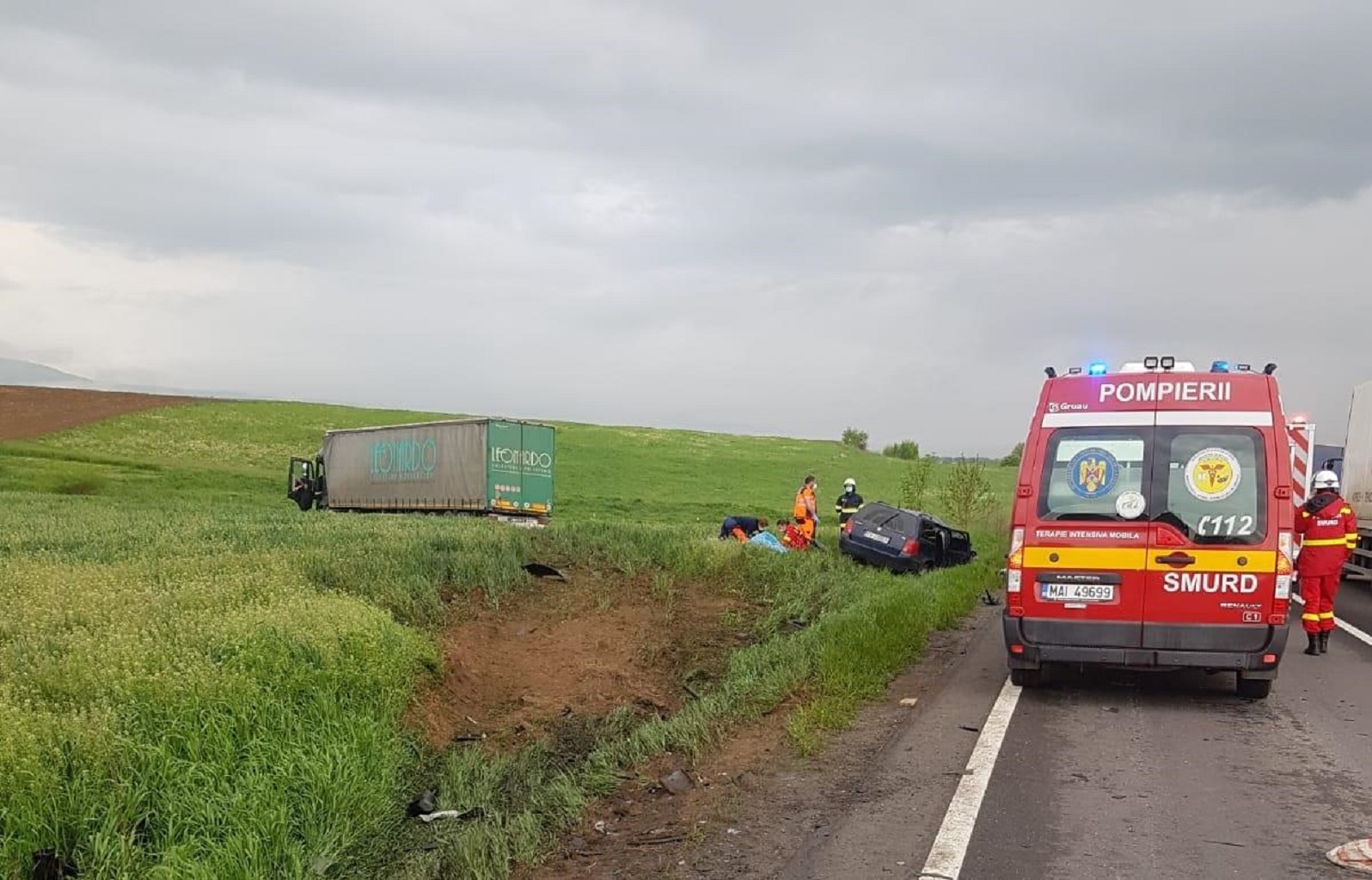 Accident rutier cu patru morti in Brasov