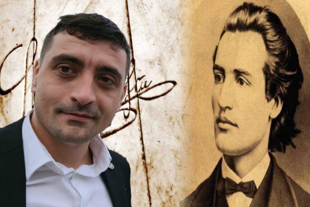 Gafa colosală făcută de George Simion în Parlament. Cu ce autor l-a confundat liderul AUR pe Mihai Eminescu