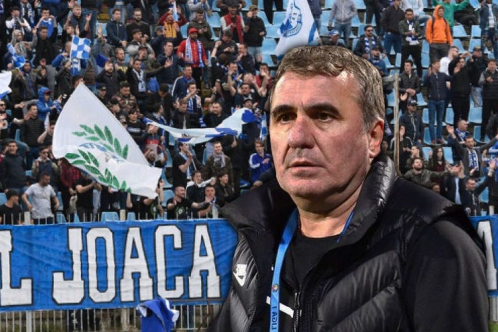 Gheorghe Hagi se întâlnește cu fanii Farului Constanța pentru a-i convinge să accepte fuziunea cu Viitorul. Care e, de fapt, mărul discordiei