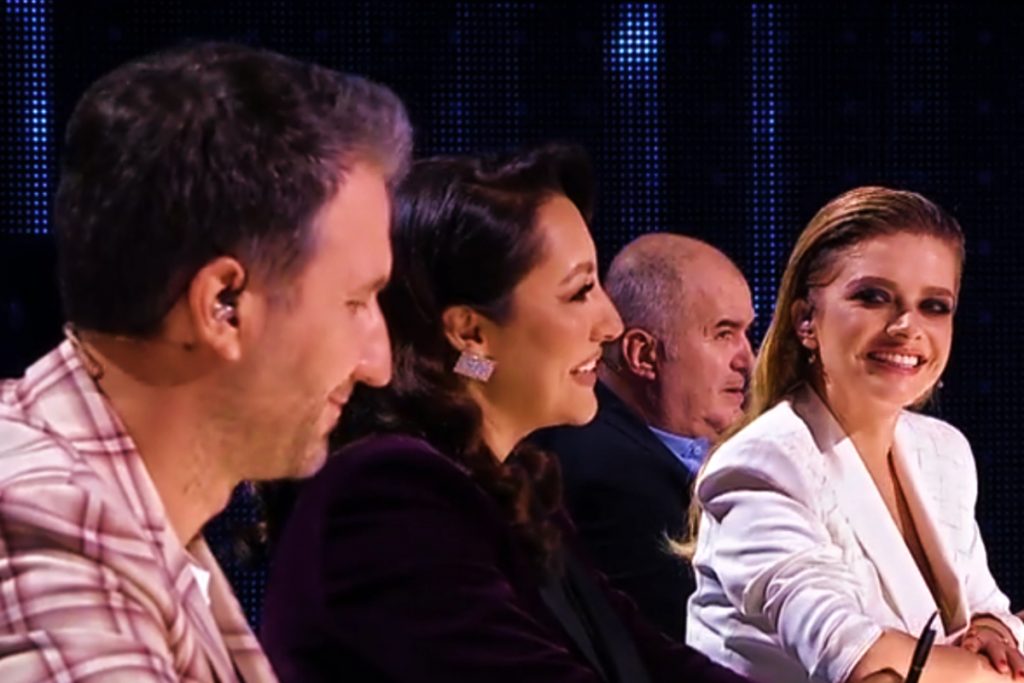 Juratul de la Românii au talent care l-a făcut knock-out pe Pavel Bartoş. S-a pus în genunchi: „Acum sunt la nivelul lui”