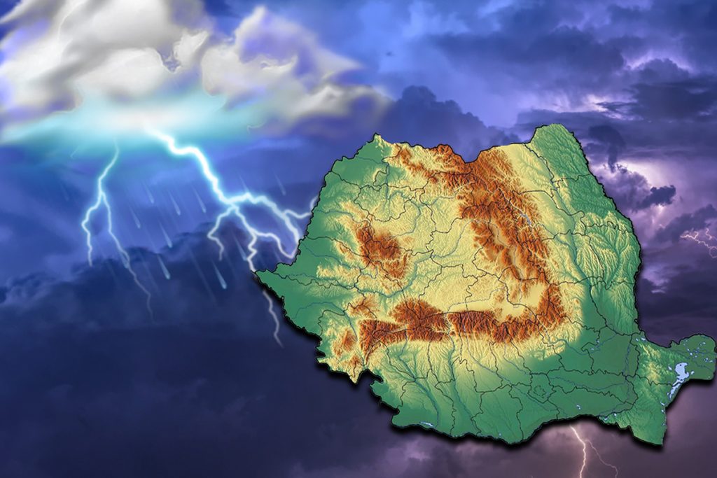 Cod galben de vreme rea. Vijeliile şi ploile torențiale pun stăpânire pe România