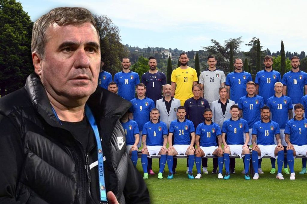 Titularul naționalei Italiei care îl are ca idol pe Gheorghe Hagi. Îl vom vedea în prima semifinală de la Euro. ”Mă strigau Haginho”