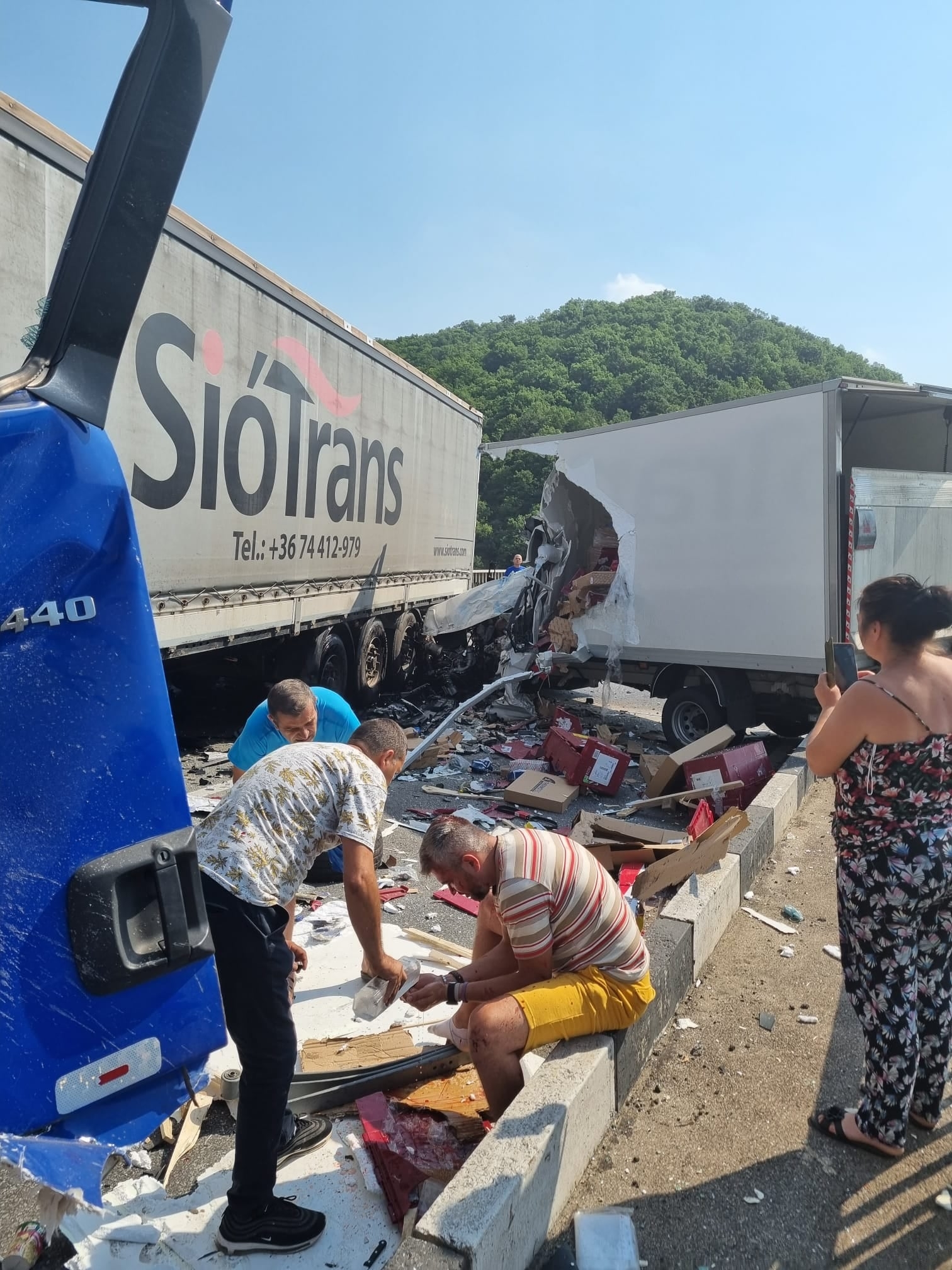 Accident rutier grav pe DN6