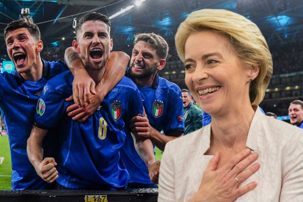 De ce ține șefa Comisiei Europene cu Italia în finala de la Euro. Dezvăluiri despre preferința Ursulei von der Leyen