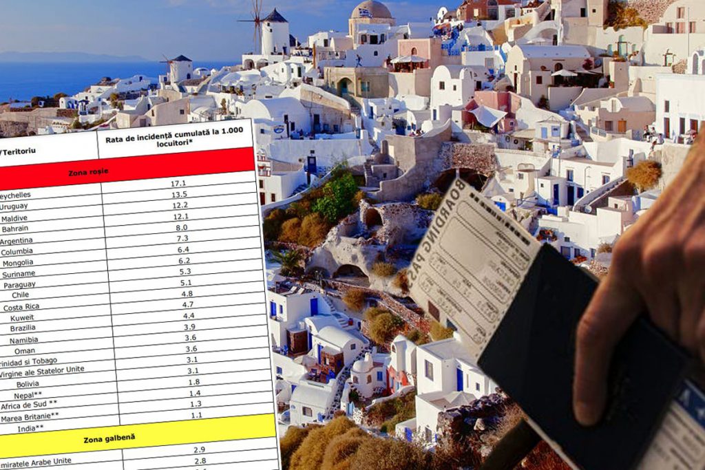 Grecia, pe lista roșie. Românii nevaccinați care se întorc de acolo ar putea intra în carantină pentru 14 zile, începând de duminică