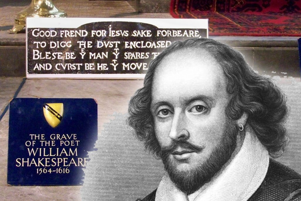 William Shakespeare și cruntul blestem pe care l-a lăsat după moartea sa. Totul a început la mormântul acestuia