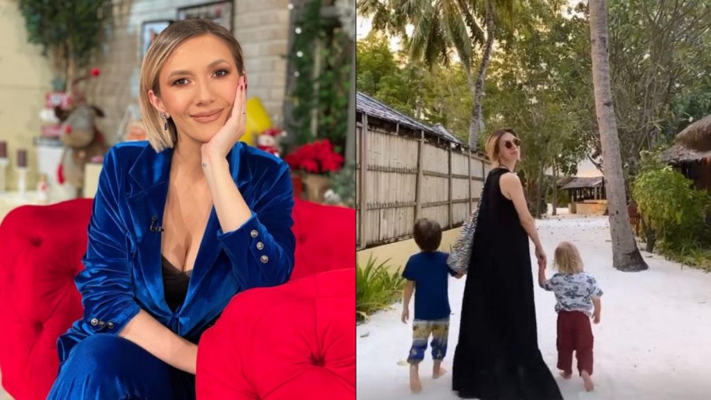 Adela Popescu a născut. Prima poză cu al treilea băiat al vedetei