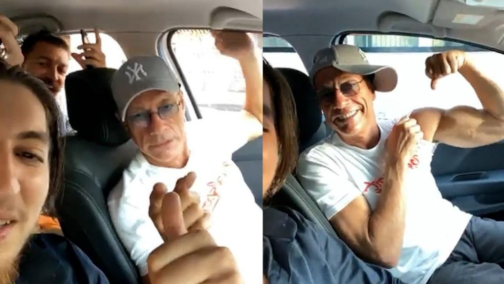 Van Damme cu prietenii sai