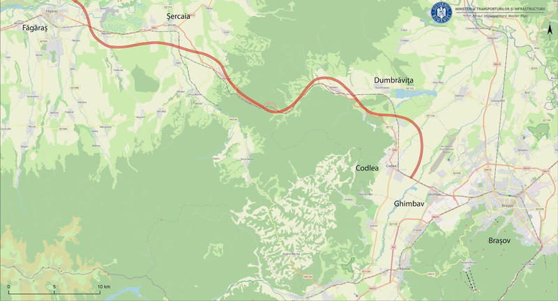 CNAIR, platA de 18 milioane lei pentru Autostrada Brasov Fagaras