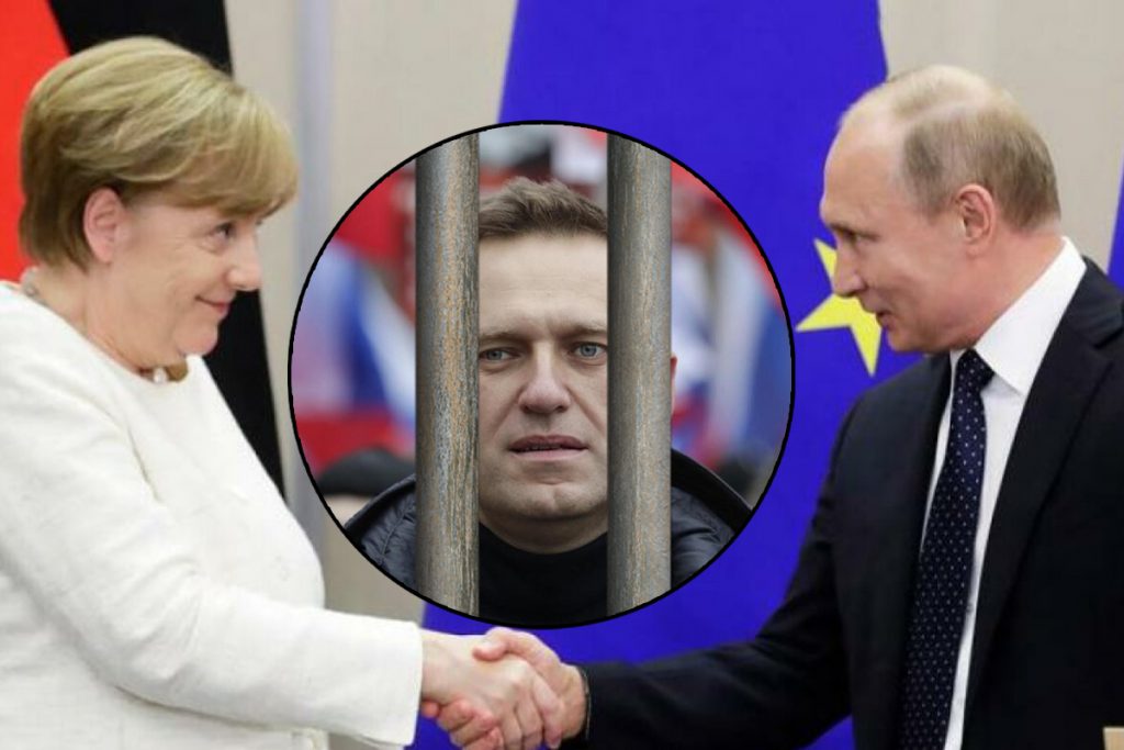Motivul pentru care Vladimir Putin îl ține închis pe Alexei Navalnîi. Dezvăluirea făcută la întâlnirea cu Angela Merkel