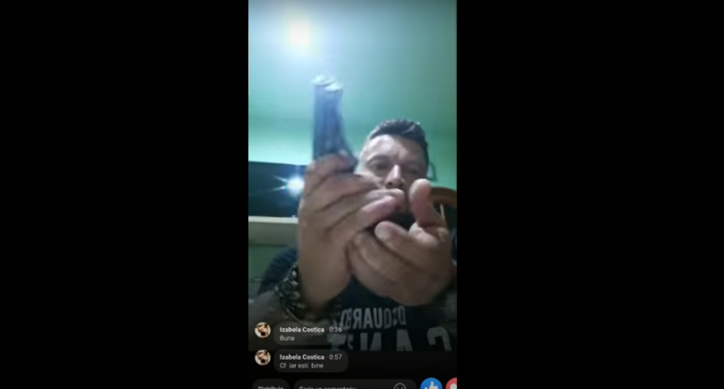 Şeful Poliţiei Dâmboviţa, amenințat cu un pistol de către un interlop din Târgovişte: „Dacă e să mă duc la pârnaie mă duc pentru că te mierlesc, mă”