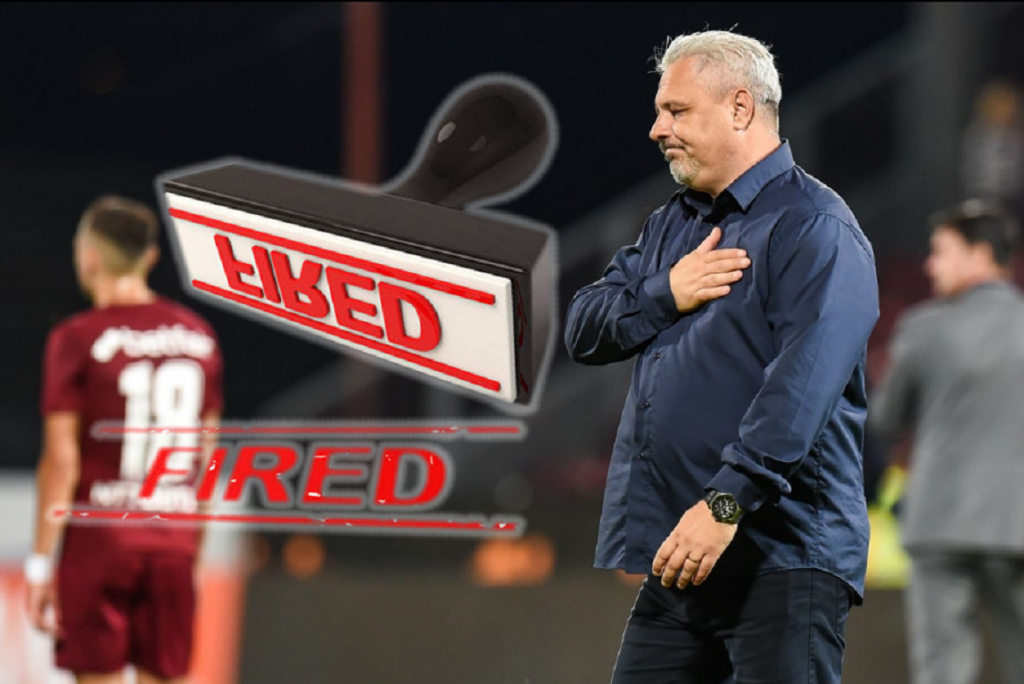 Cum a decis conducerea CFR Cluj să-l dea afară pe Marius Șumudică. Ce s-a întâmplat la loje în timpul meciului cu Steaua Roșie Belgrad