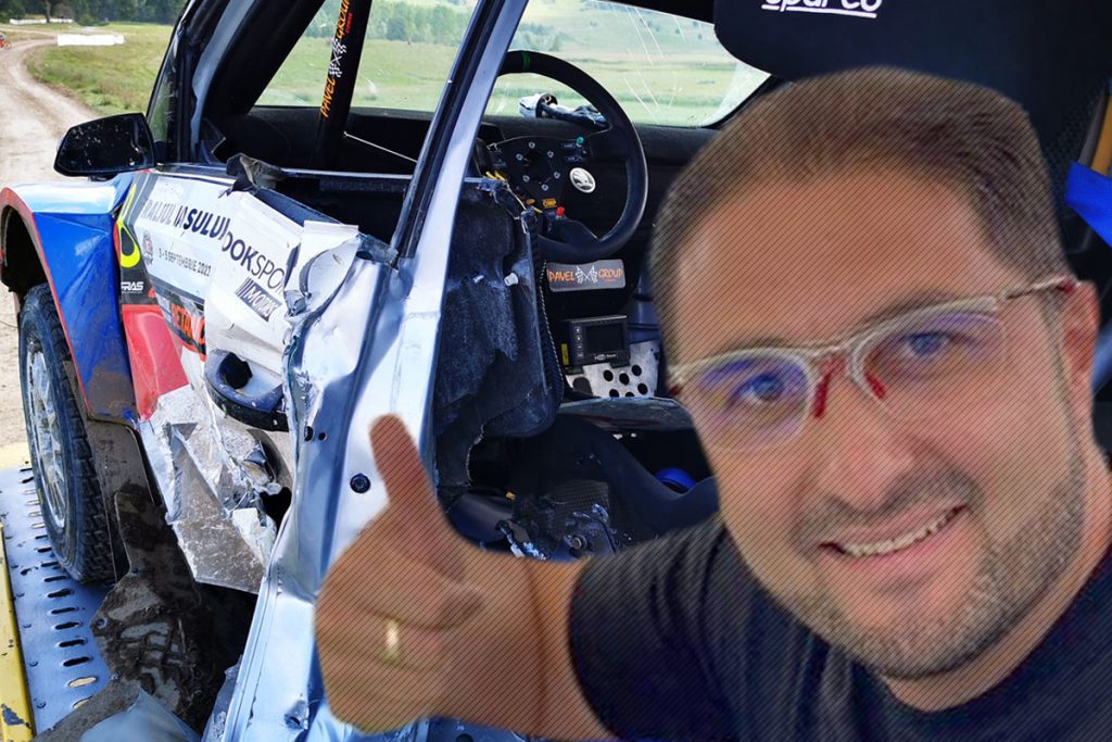 Accident grav la Raliul Iașiului. Pilotul Adrian Răspopa a decedat la spital