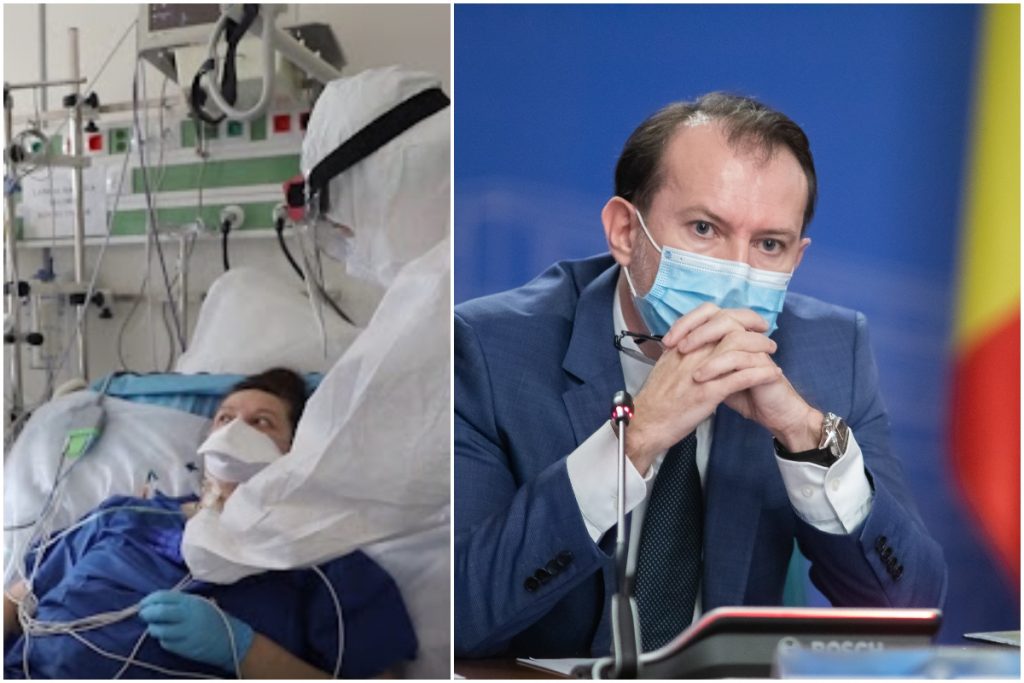 Cine e vinovat pentru situaţia spitalelor de covid pline. Premierul, avertisment dur pentru responsabili