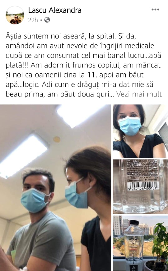 Doi tineri au ajuns la spital dupa ce au baut apa