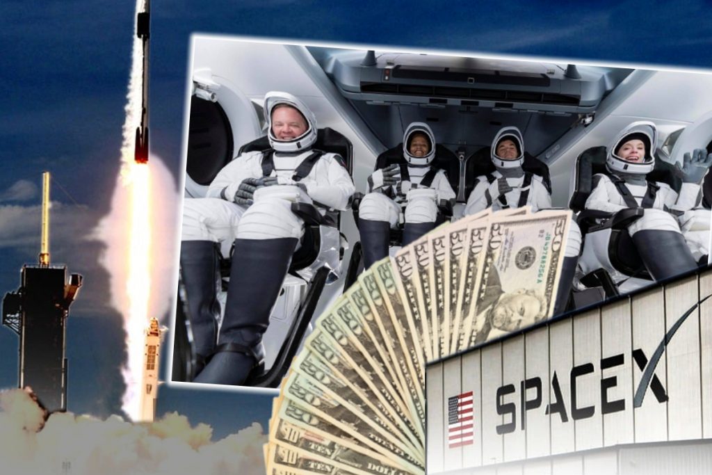 Primul zbor turistic în spațiu a fost lansat. Cât au plătit membrii misiunii pentru a ajunge pe orbita Terrei