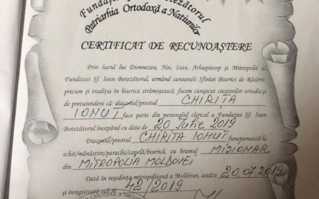 Un barbat care se dadea preot, prins de politisti