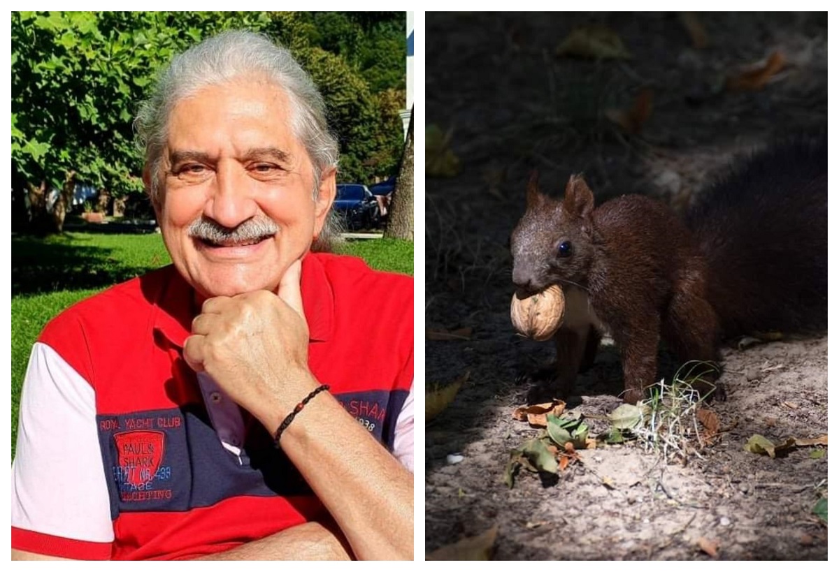 Ce face Jean Paler, in fiecare dimineata, in parcul din Sinaia. Turistii aplauda gestul artistului. EXCLUSIV