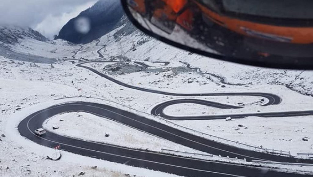 Ninge în România. Cât a ajuns stratul de zăpadă în Făgăraș