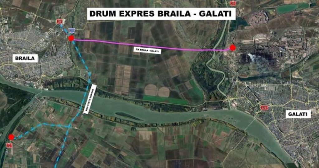 Au inceput lucrarile la drumul expres Braila-Galati