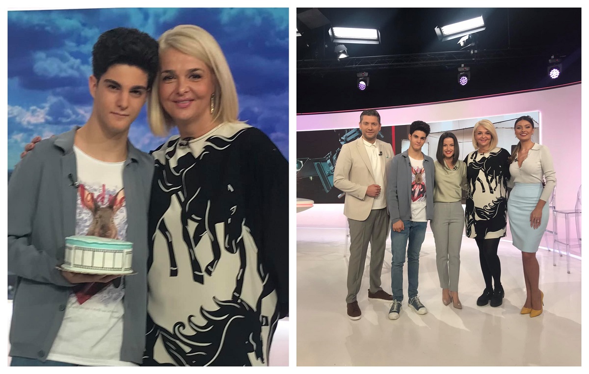Cat de mult s-a schimbat fiul Iulianei Marciuc si al lui Adrian Enache. David Enache a facut 16 ani.