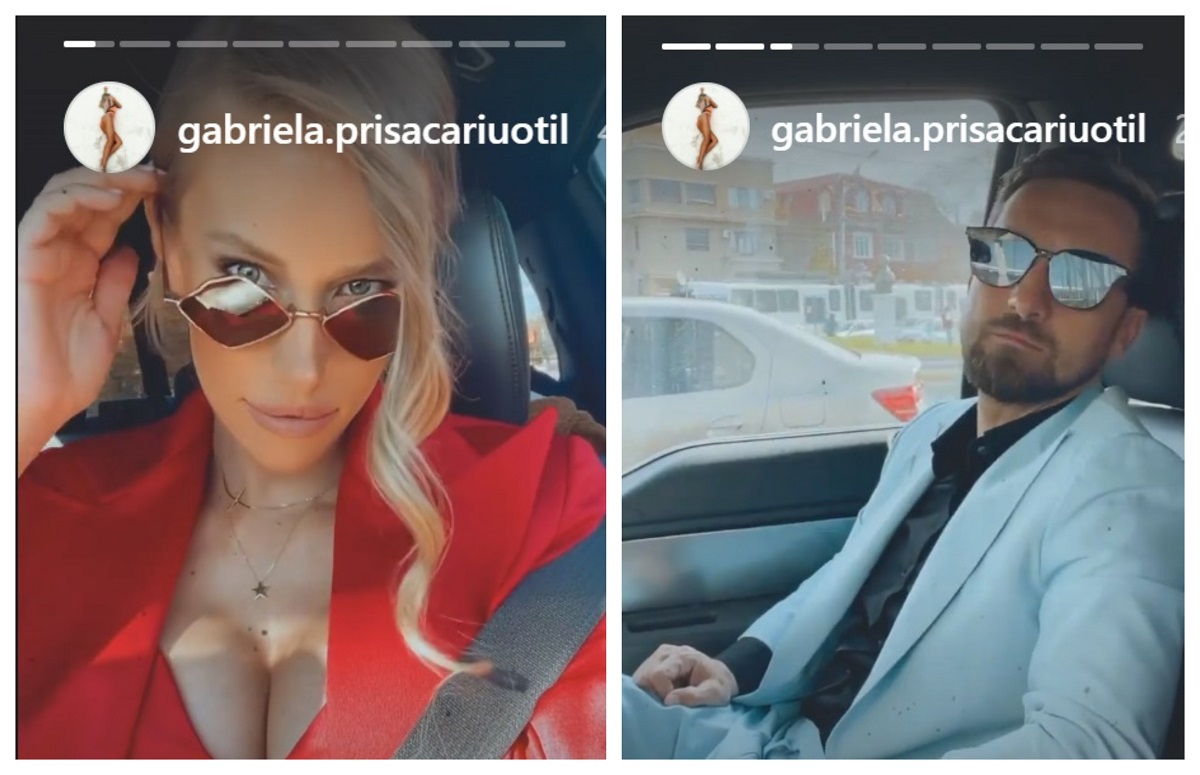 Primele imagini de la botezul baietelului Gabrielei si al lui Dani Otil. Tinuta neobisnuita purtata de proaspata mamica. Foto