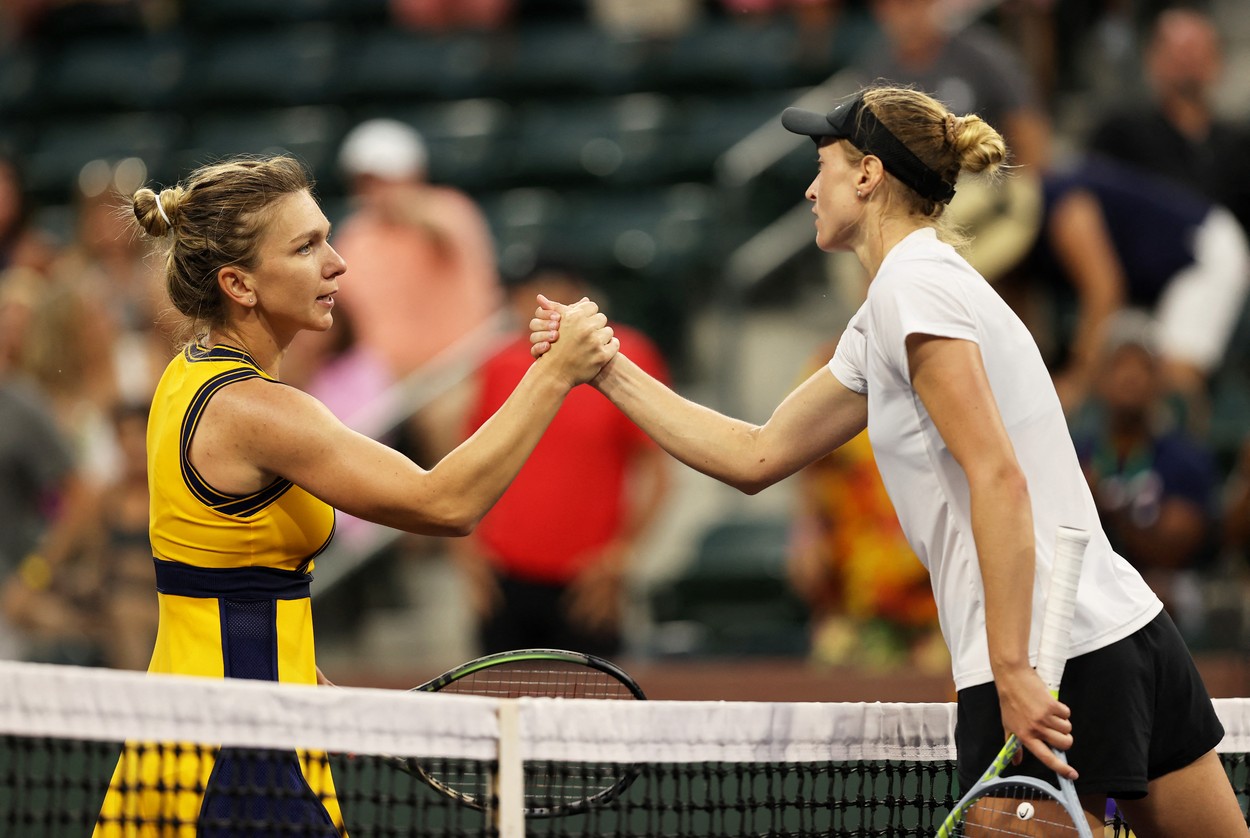 Moment amuzant dupa infrangerea Simonei Halep. Toata lumea a izbucnit in ras