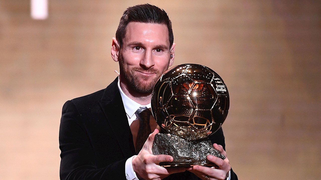 Leo Messi, câștigătorul trofeului Balonul de Aur 2021