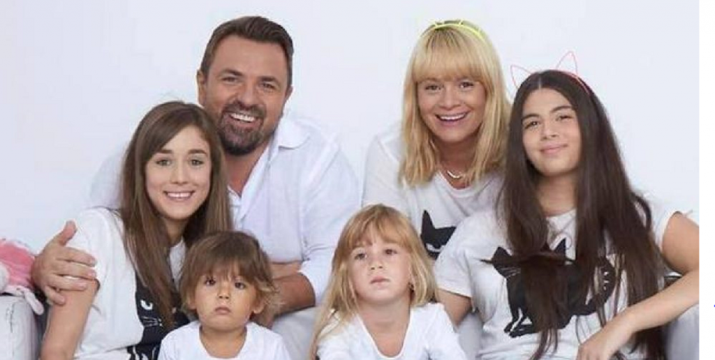 Horia Brenciu si familia lui