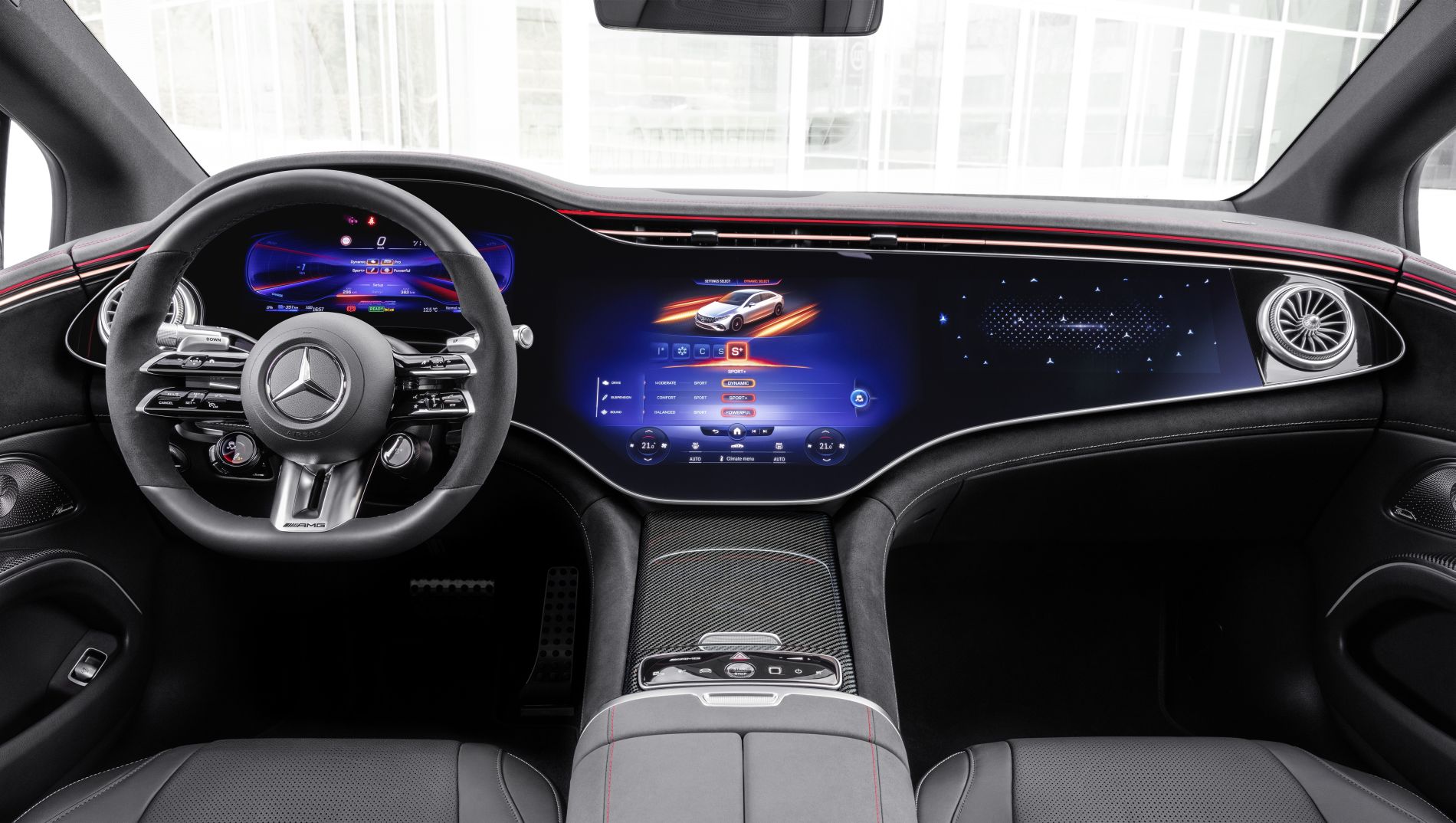 Mercedes-AMG EQS 53 4MATIC+ duce electrificarea la alt nivel. Modelul dispune de 761 CP