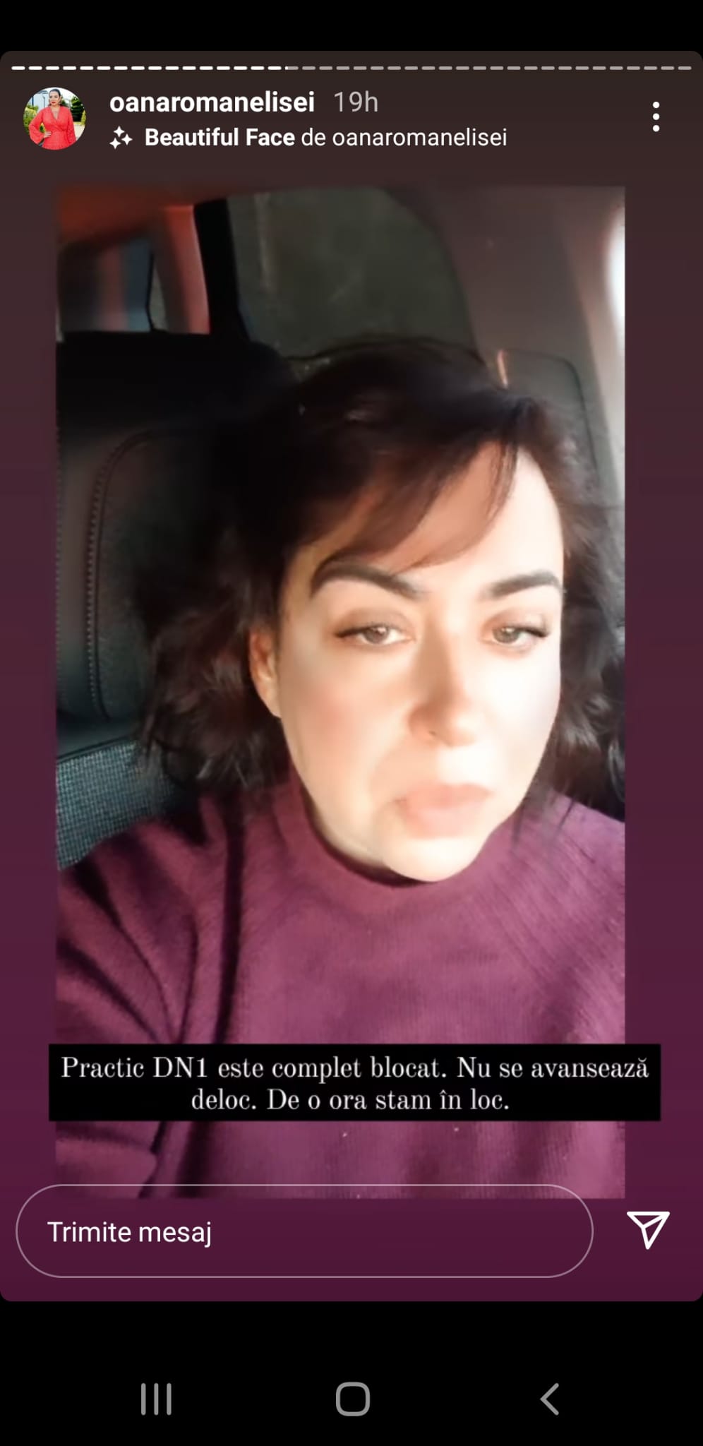Oana Roman, reacție nervoasă la adresa a doi polițiști