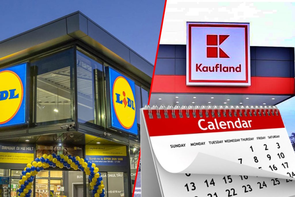Programul magazinelor Lidl şi Kaufland de Sfântul Andrei şi 1 Decembrie. Clienţii fideli trebuie să afle
