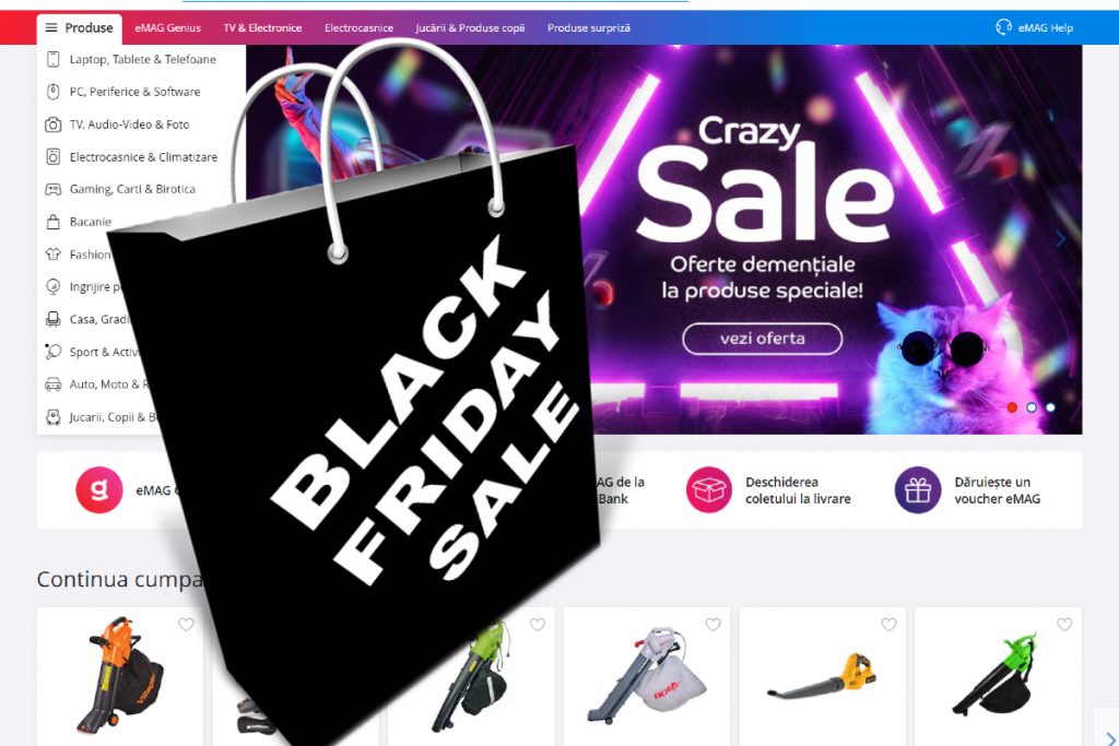 Black Friday 2021. Cum a păcălit eMag românii în ziua „celor mai mari reduceri”