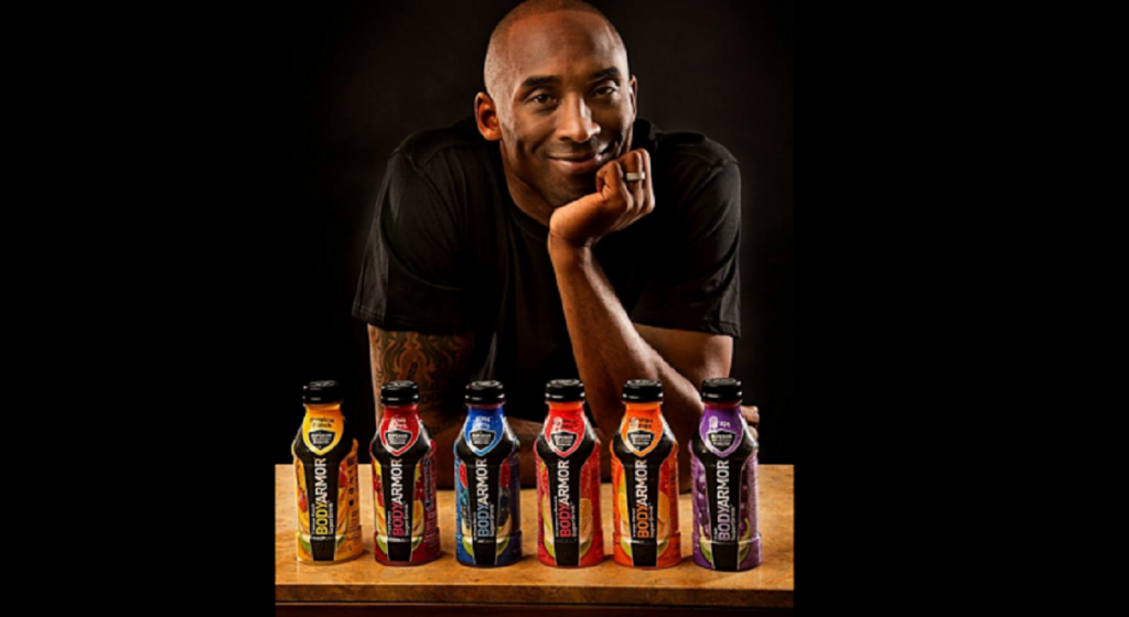 Kobe Bryant primeste 400 de milioane de dolari din vânzarea Bodyarmor