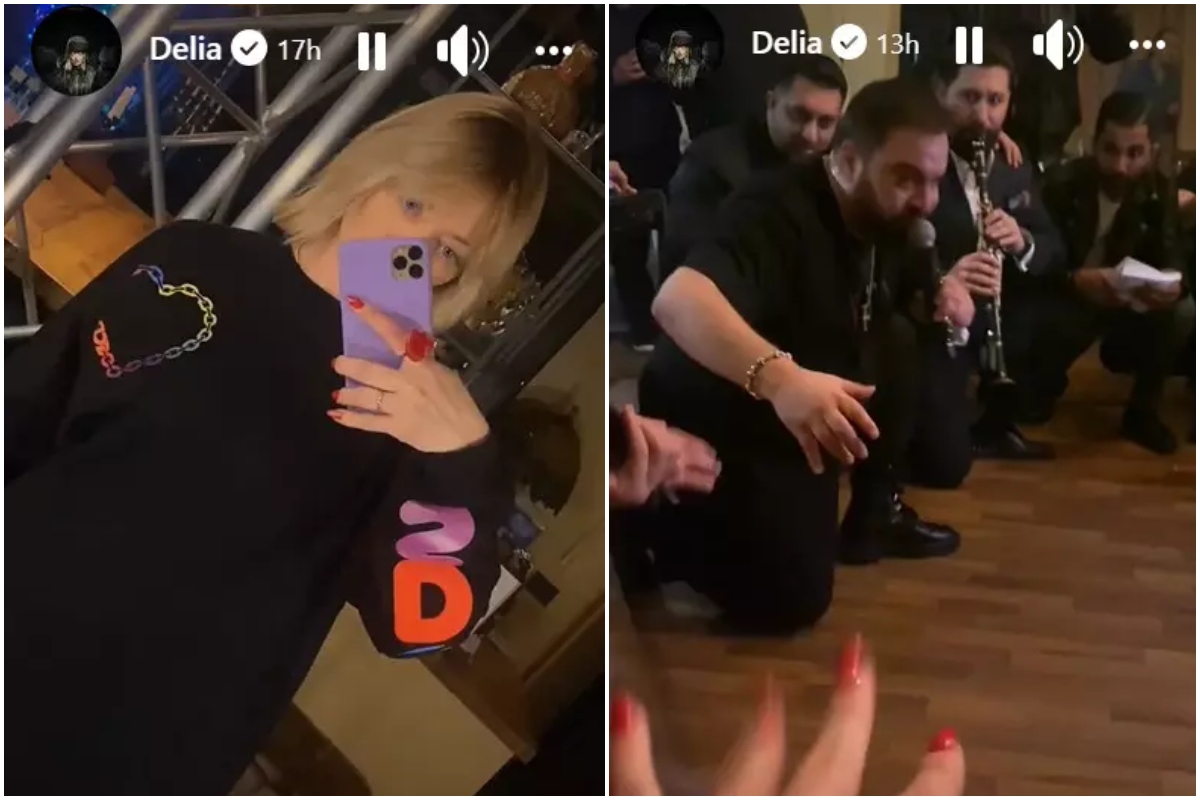 Delia Matache, alături de un bărbat celebru, de Crăciun