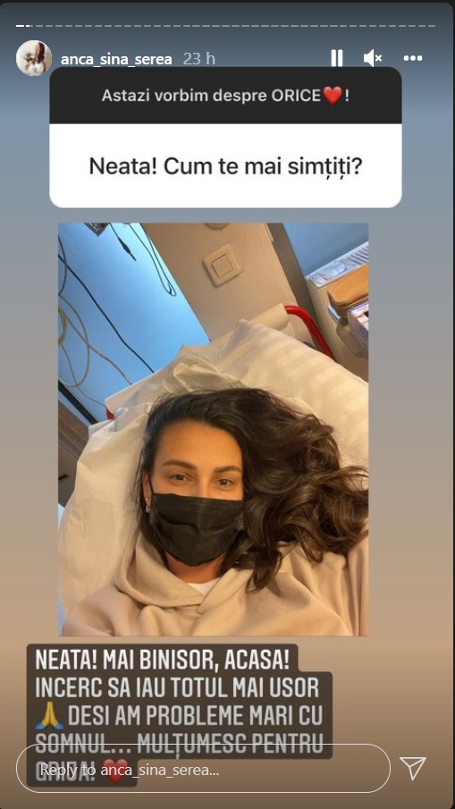 Ce s-a întâmplat, de fapt, cu Anca Serea înainte să ajungă la spital. Nu s-a mai putut ridica din pat din cauza stării de rău
