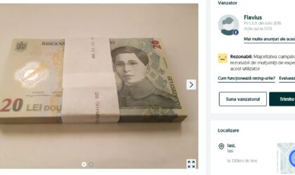 Cu cât se vând noile bancnote de 20 de lei