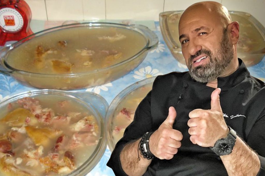 Rețeta de piftie a lui Cătălin Scărlătescu. Renumitul chef folosește și un ingredient secret