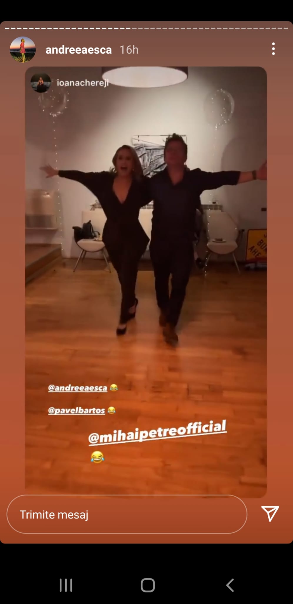 Andreea Esca și Pavel Bartoș, săgeată către Mihai Petre