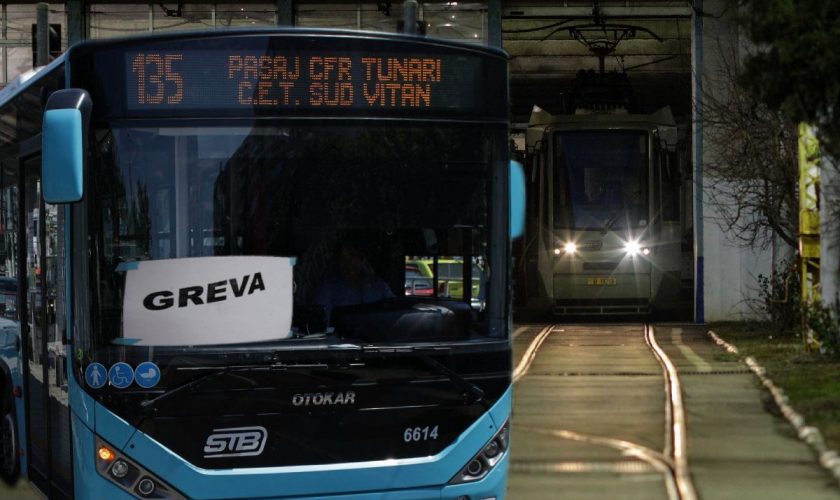 Un nou protest al șoferilor de la STB. Ce îi scoate în stradă pe sindicaliști