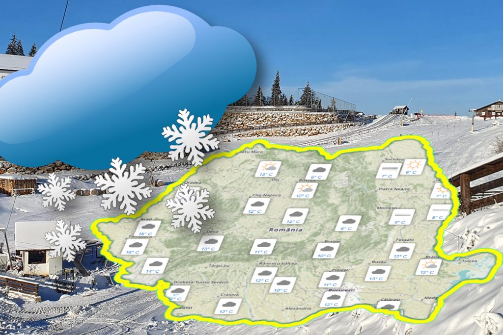 Prognoza meteo pentru primele zile din 2022. Când vin ninsorile şi în Capitală