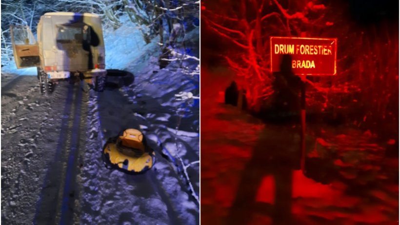 Un barbat a murit in timp ce era tras cu colacul pe zapada