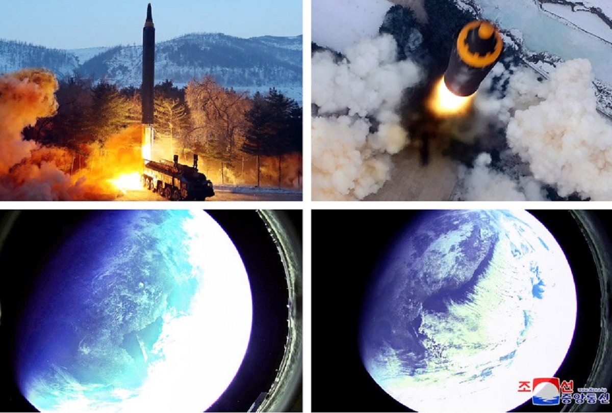 Fotografii din spațiu cu testarea unei rachete cu capacitate nucleară, publicate de Coreea de Nord. Este cea mai puternică din ultimii cinci ani