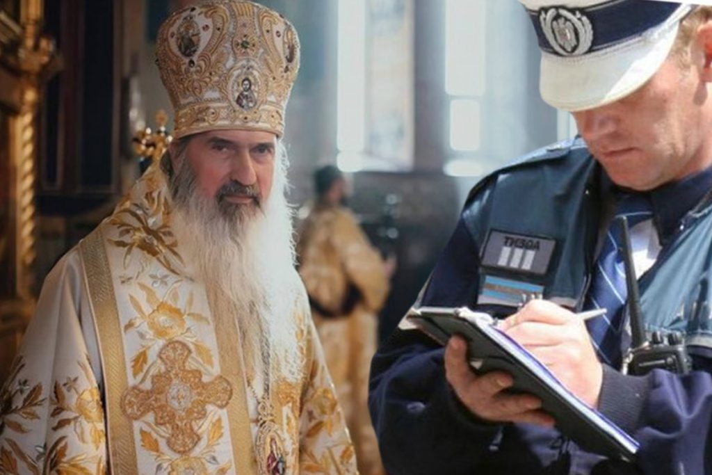ÎPS Teodosie, amendat de trei ori în aceeaşi zi. Poliţiştii l-au surprins pe stradă, deşi trebuia să stea în carantină. Ce amenzi a primit