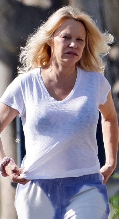 Cum arată Pamela Anderson fără machiaj şi ţinute spectaculoase