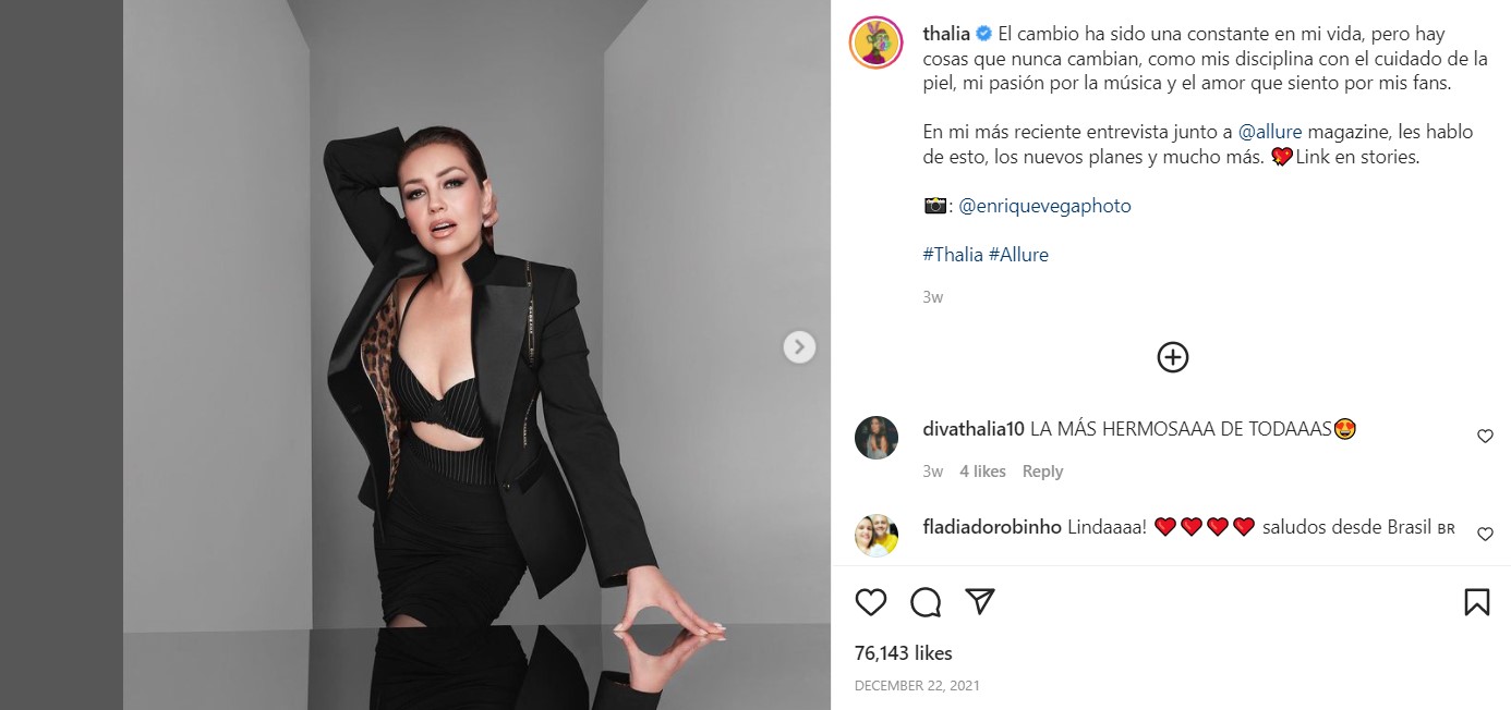Thalia arată demenţial la 50 de ani